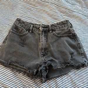 Black pacsun jean shorts